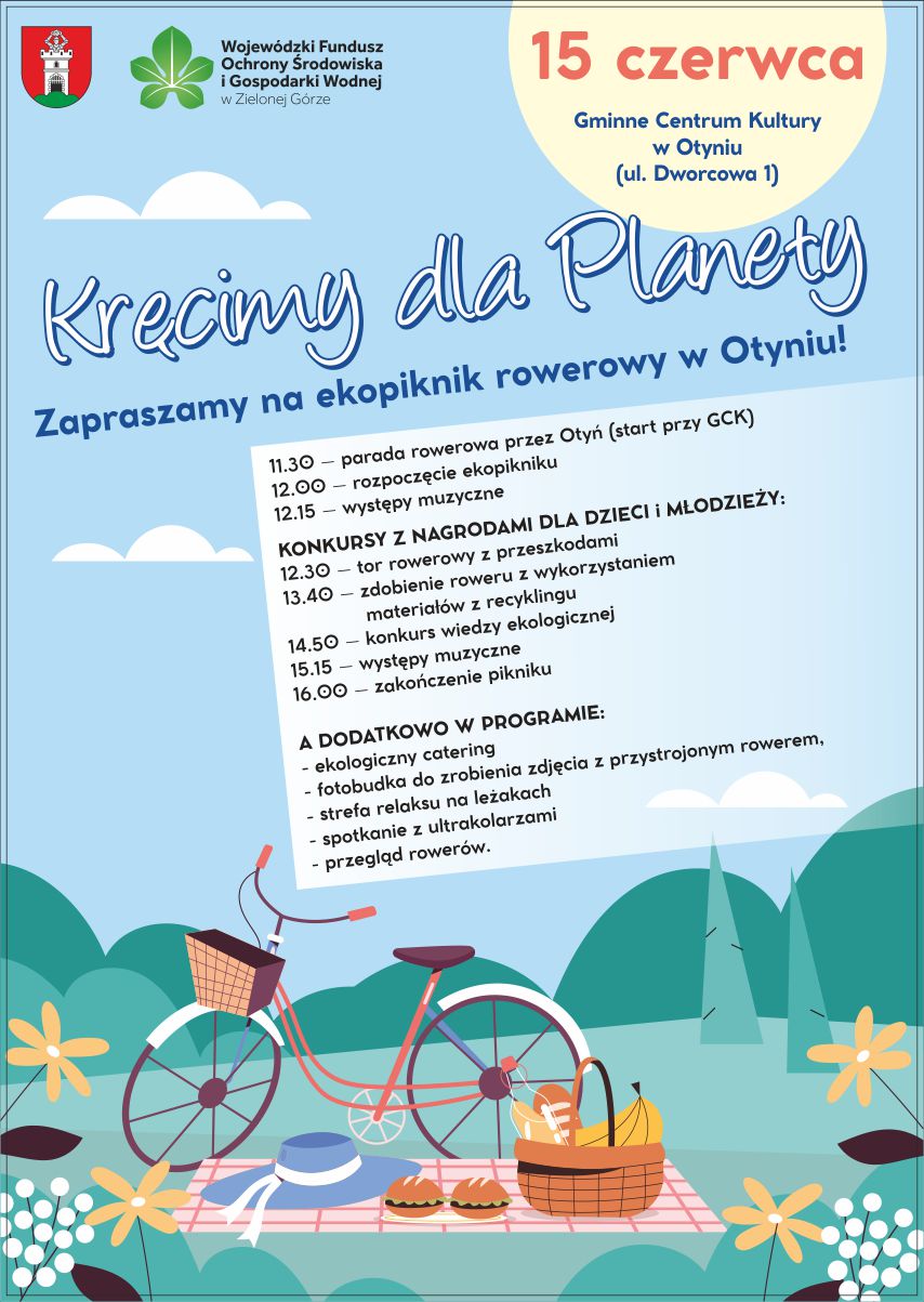 Ilustracja do informacji: Przed nami ekopiknik rowerowy Kręcimy dla Planety! 