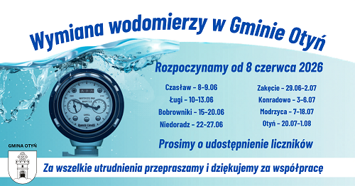 Ilustracja do informacji: Wymiana wodomierzy