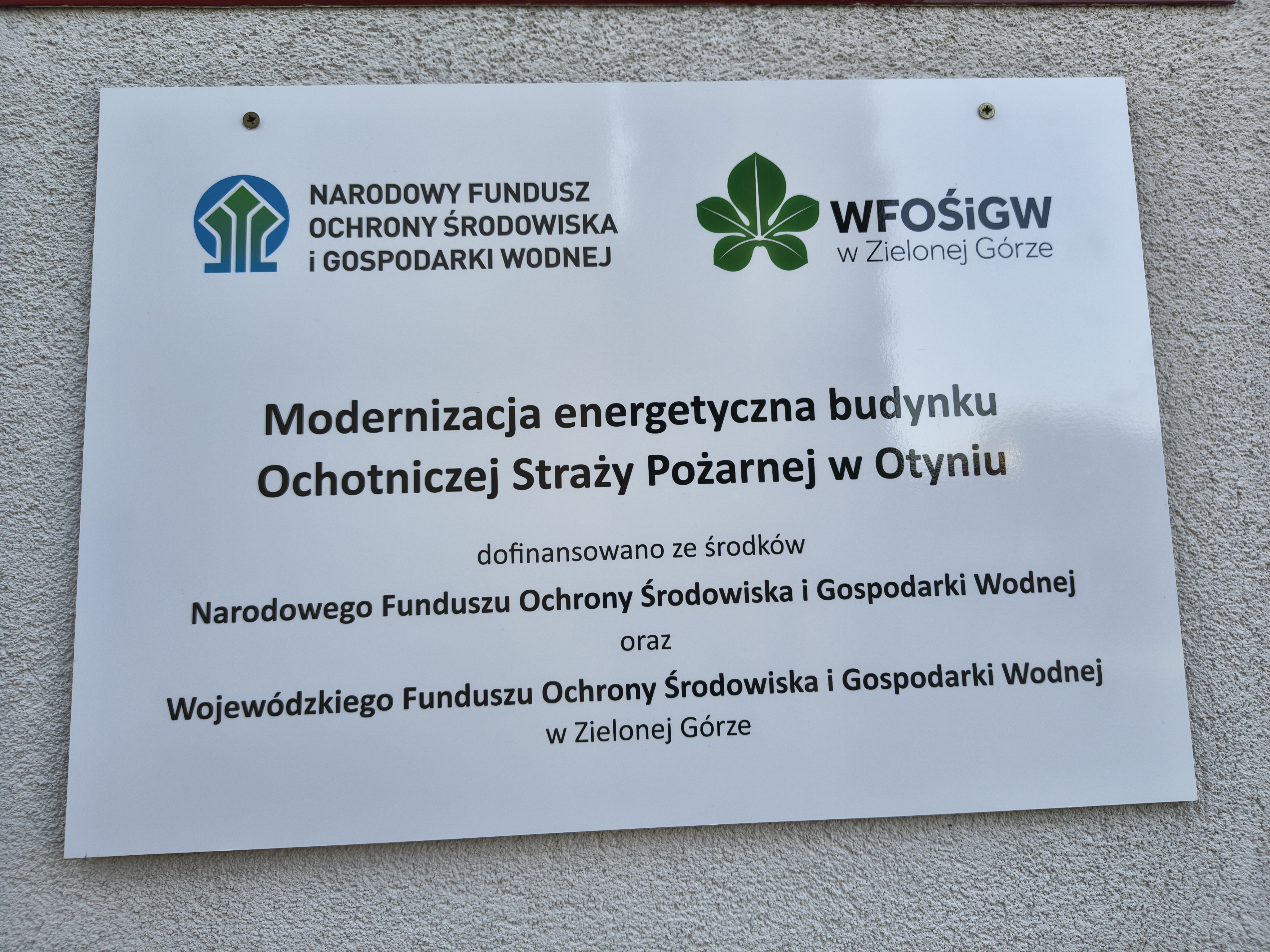 Ilustracja do informacji: Mniej energii, mniejsza emisja – efekty modernizacji energetycznej OSP w Otyniu